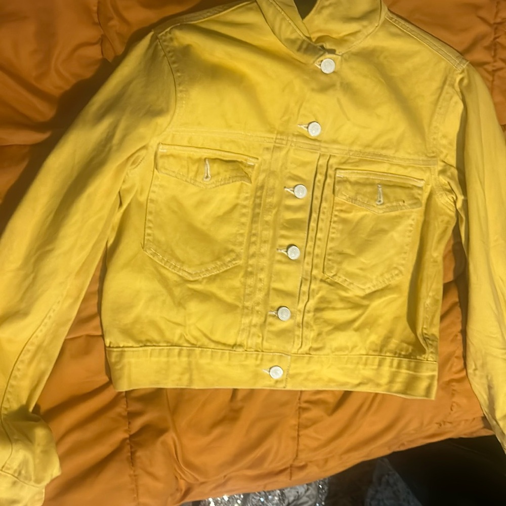 Yellow Jean jacket
